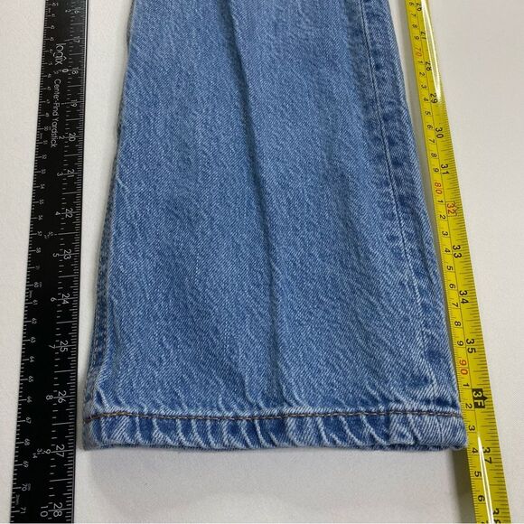 Aeropostale 90's Baggy Jeans Women's 000 Distressed Light Denim‎ High Waist Y2K - Picture 6 of 11